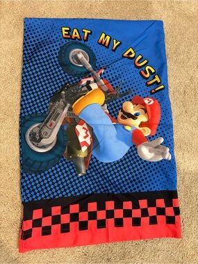 Nintendo Wii Mario Cart Twin Sheet Set